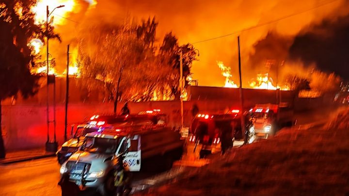 Incendio en la Central de Abastos: Reubican a los afectados y detienen al presunto responsable