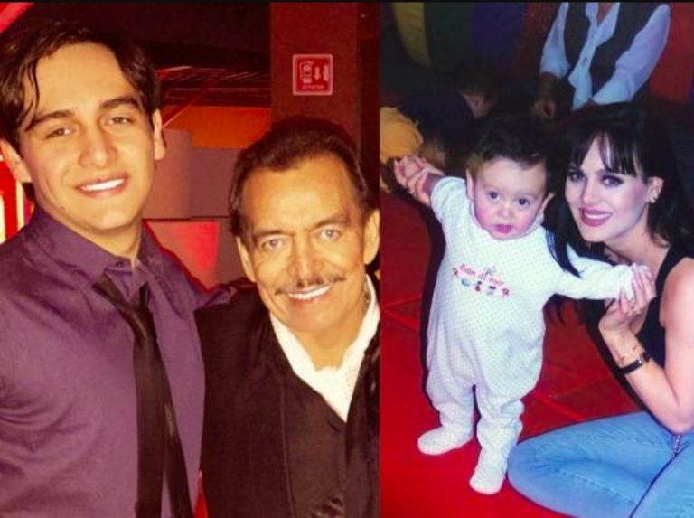 Julián Figueroa y sus padres 