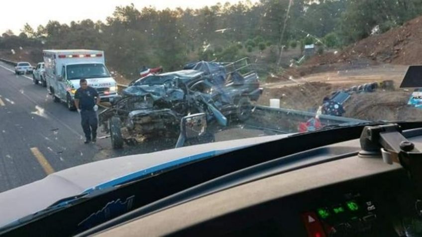 (VIDEO) Fuerte accidente en la autopista Siglo XXI: Carambola deja 16 lesionados y 2 personas sin vida