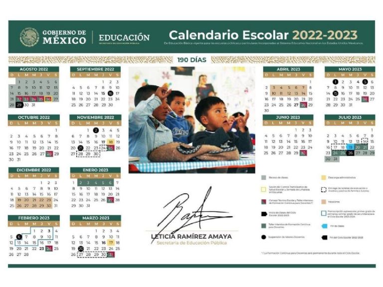 Calendario SEP 