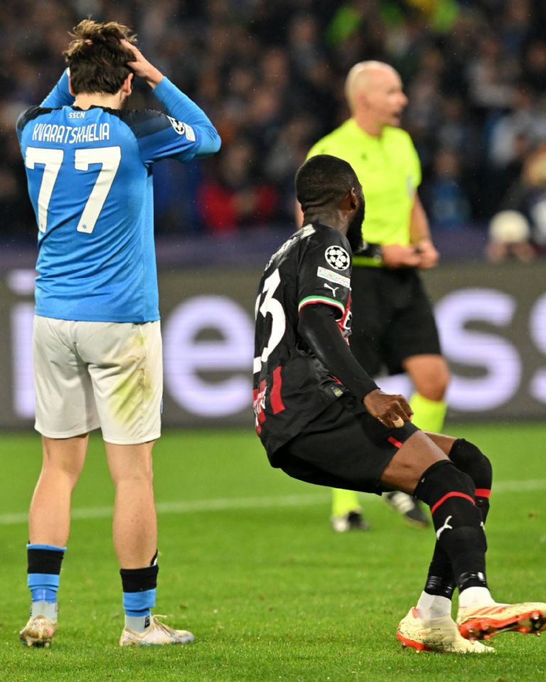 ¡Termina el sueño! Napoli es eliminado de la Champions League y Milan va a Semifinal tras 16 años