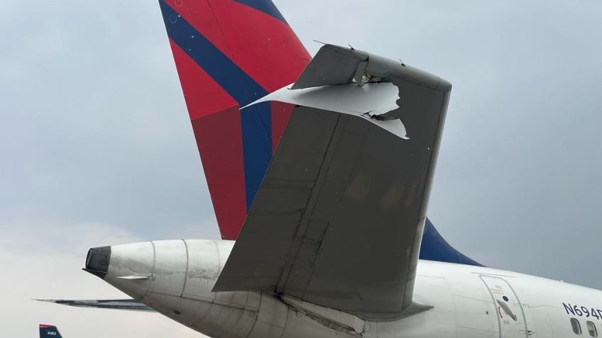 Tras choque de 2 aviones en el AICM, autoridades inician investigaciones para deslindar responsabilidad