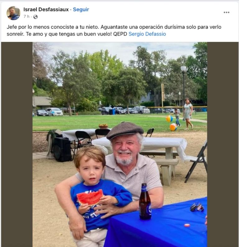 Muerte Sergio DeFassio 