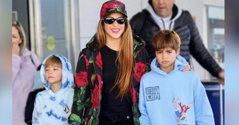 Shakira y sus hijos 
