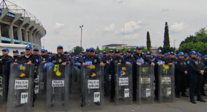 Con mega operativo en el Estadio Azteca garantizan la seguridad de aficionados en el América vs Pumas