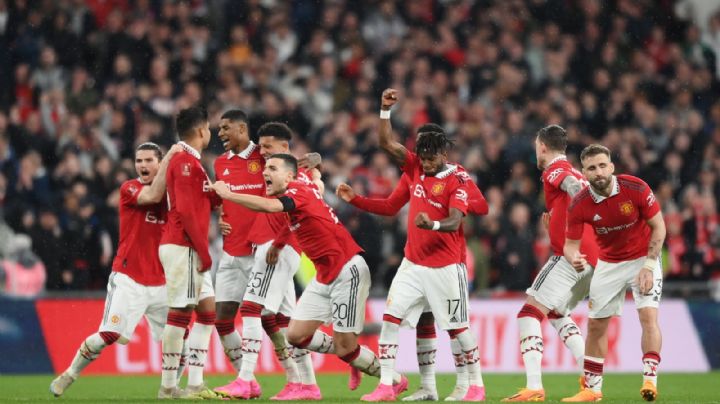 Manchester United vence a Brighton en intensa tanda de penaltis y habrá derbi en la Final de FA Cup