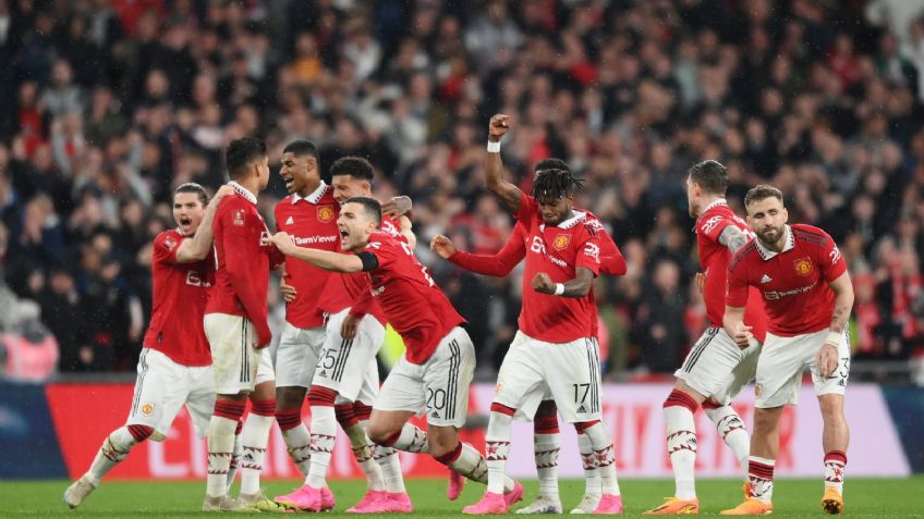 Manchester United vence a Brighton en intensa tanda de penaltis y habrá derbi en la Final de FA Cup