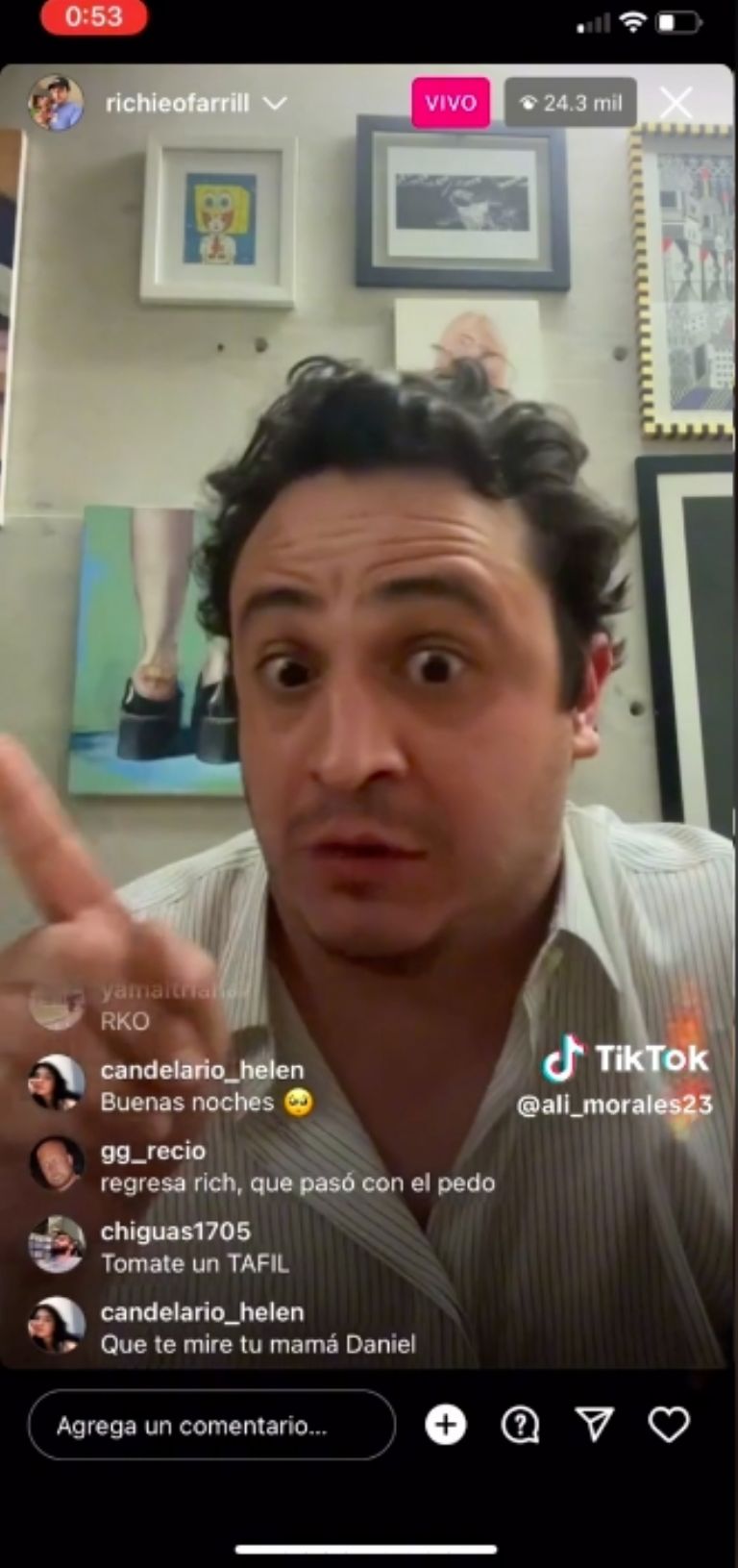 Ricardo O'Farril transmisión 