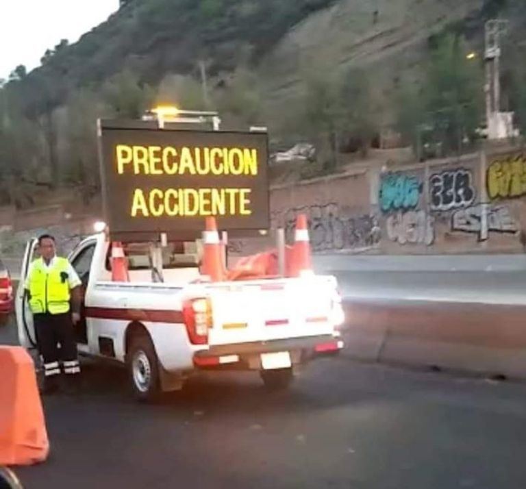 Accidente en la México-Puebla