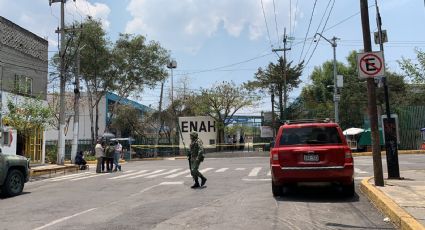 VIDEO: Por supuesta amenaza de explosivos desalojan a los estudiantes de la ENAH, al sur de la CDMX