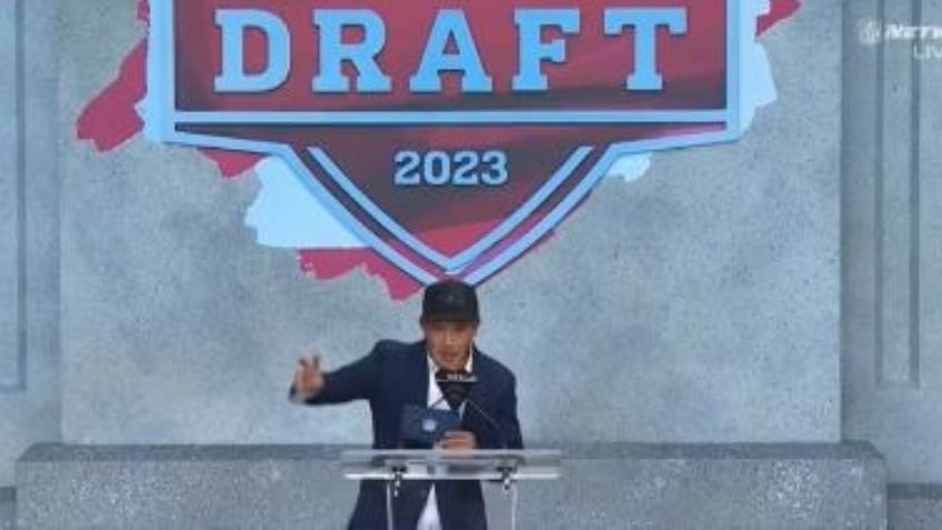 VIDEO: Luis Hernández aparece en Draft de la NFL, presenta pick de Dallas y se le escapa una grosería