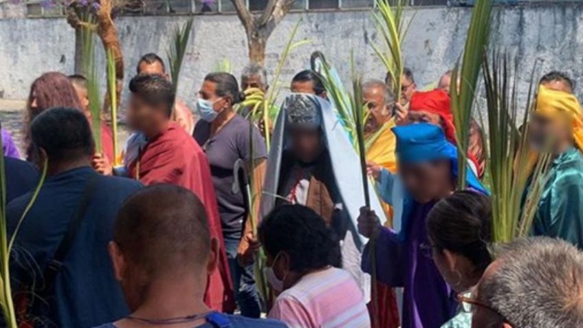 En las cárceles de la Ciudad de México también se conmemora la Semana Santa con la Pasión de Cristo