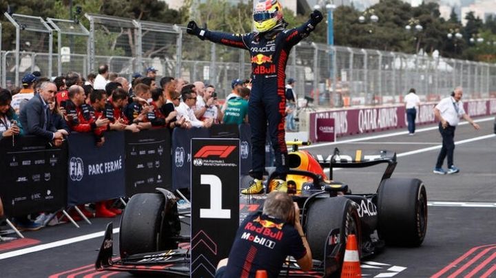 F1: ¡Orgullo para México! 'Checo' Pérez gana el GP de Azerbaiyán; Max Verstappen llega en segundo