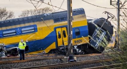 (FOTOS) Lamentable: Tren descarrila en Países Bajos y deja un saldo de 30 heridos y una persona sin vida