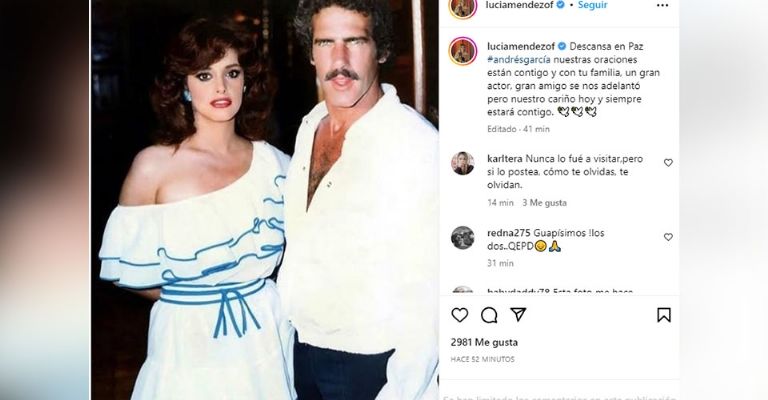 Karely Ruiz y otros famosos así se despidieron de Andrés García