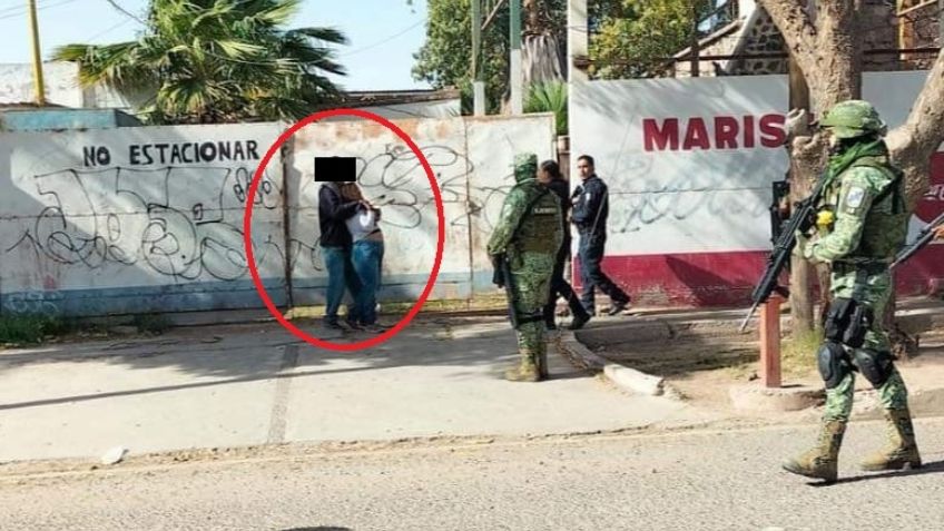 Terror en Ciudad Obregón: Frente a vecinos, sujeto apresa a una fémina y amenaza con matarla