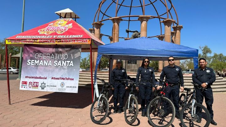 Elementos de la Policía Municipal garantizan seguridad en la Laguna del Náinari en Cajeme