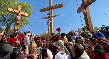 Durante crucifixión de Jesús en Iztapalapa cae narcotraficante con marihuana, cocaína y clonazepam