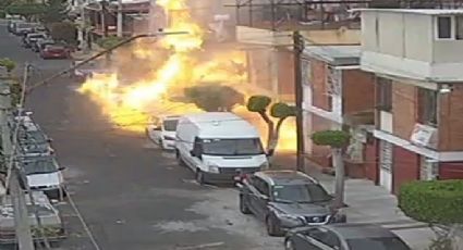 VIDEO: El momento exacto de la explosión de un tanque de gas en Neza; tres heridos hasta el momento