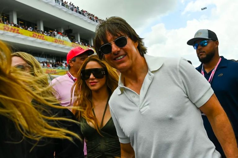 Shakira y Tom Cruise 