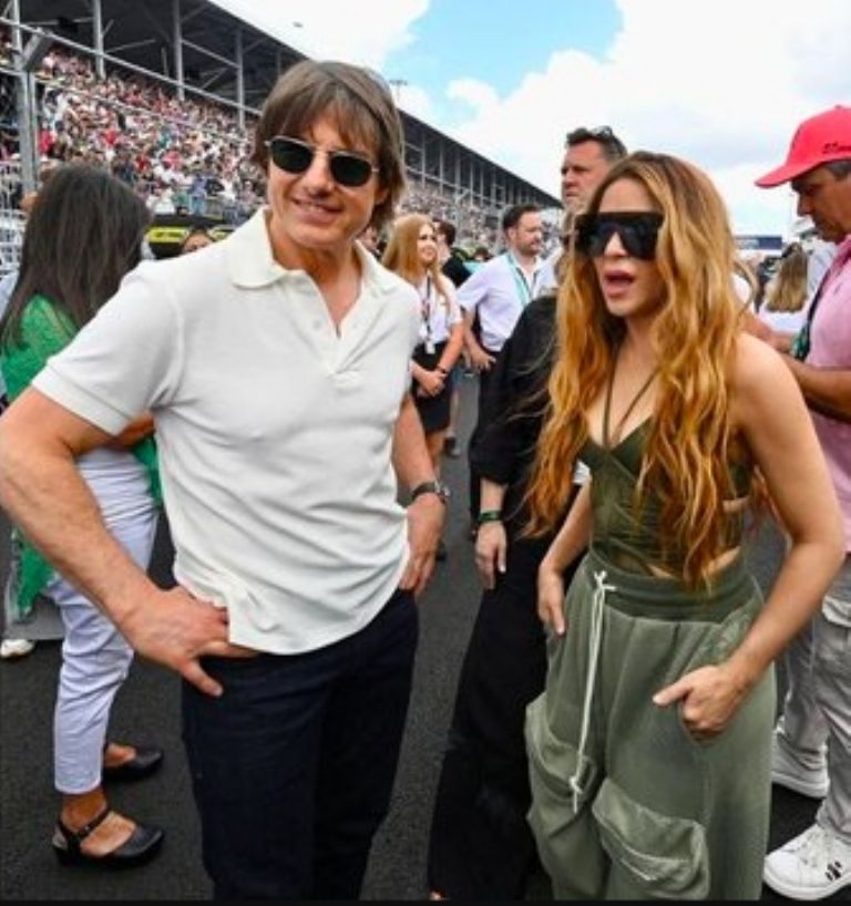 Shakira y Tom Cruise 