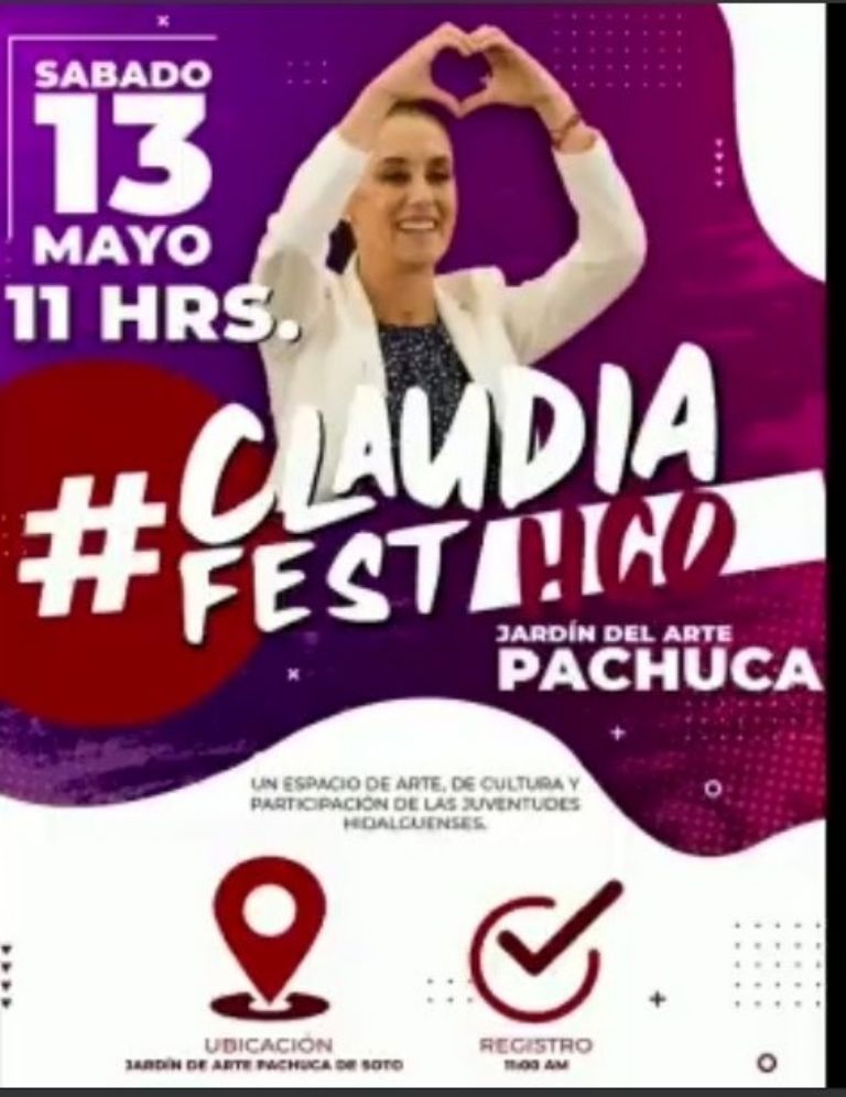 ClaudiaFestHgo en Pachuca