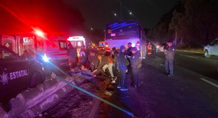 (FOTOS) Fuerte accidente: Choque vehicular en la carretera México-Querétaro deja 13 víctimas