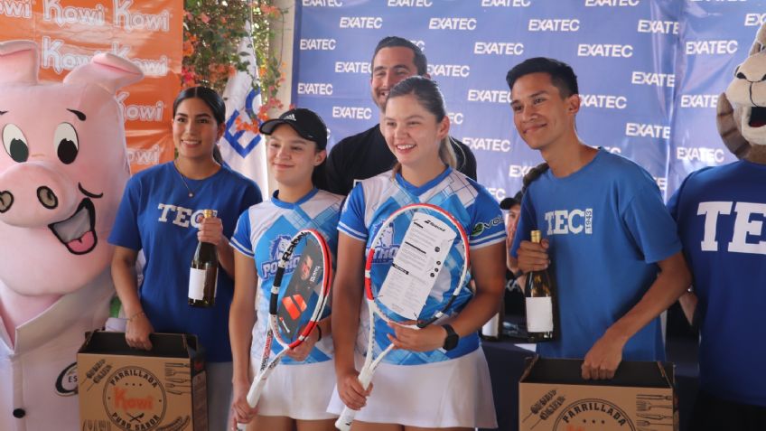 Llega a su fin la tercera edición del Torneo de Tenis ExaTec en las canchas del Club Campestre