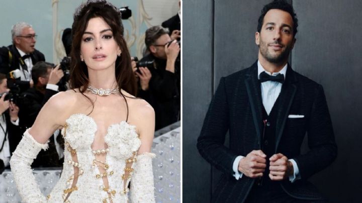Anne Hathaway y la inesperada confesión que hizo a Daniel Ricciardo tras coincidir en el Met Gala 2023