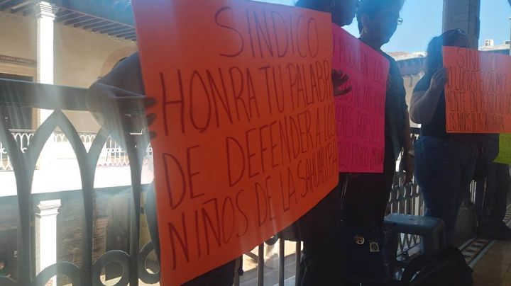 Vecinos de la colonia Sahuaripa de Guaymas denuncian 'arrebato' de área verde