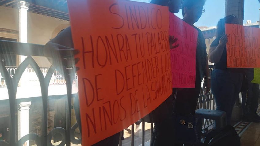 Vecinos de la colonia Sahuaripa de Guaymas denuncian 'arrebato' de área verde