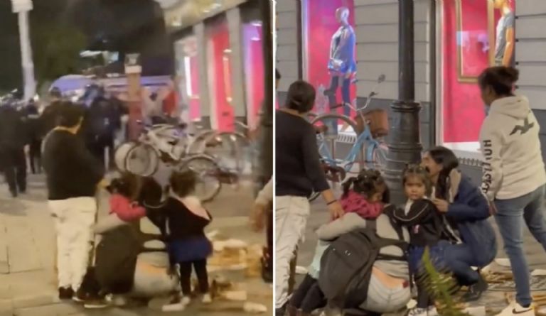 Agresión a vendedora en CDMX