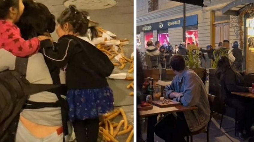 Policía de CDMX se disculpa con vendedora de churros agredida por oficiales en el Centro Histórico
