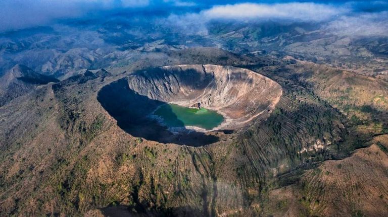 Volcán Chichón en Chiapas