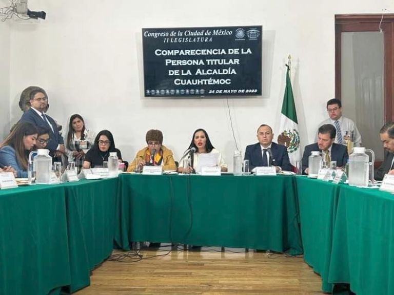 Comparecencia de Sandra Cuevas en el Congreso