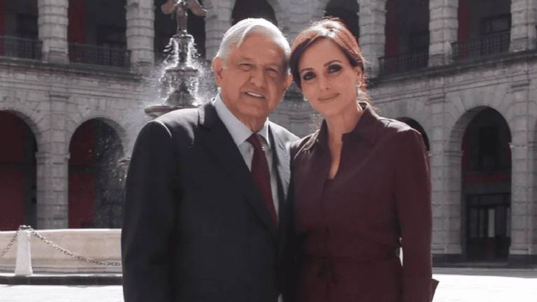 Lilly Téllez y AMLO 