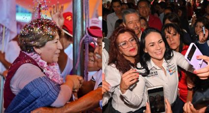 Alejandra del Moral y Delfina Gómez cierran campañas en su tierra natal a una semana de la elección