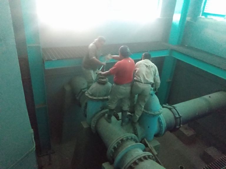 Fuga de agua en la GAM