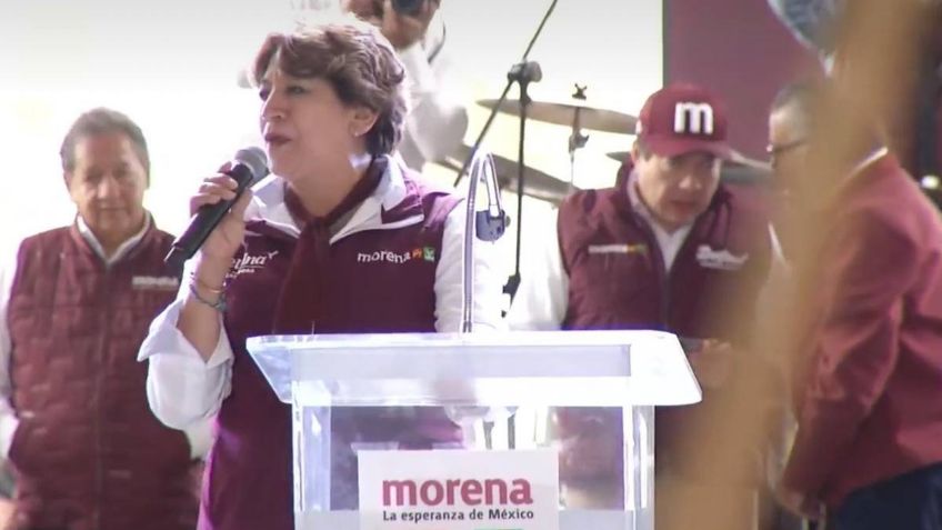 Delfina Gómez cierra campaña en Toluca y realiza promesa para 'arrasar' con la elección en Edomex