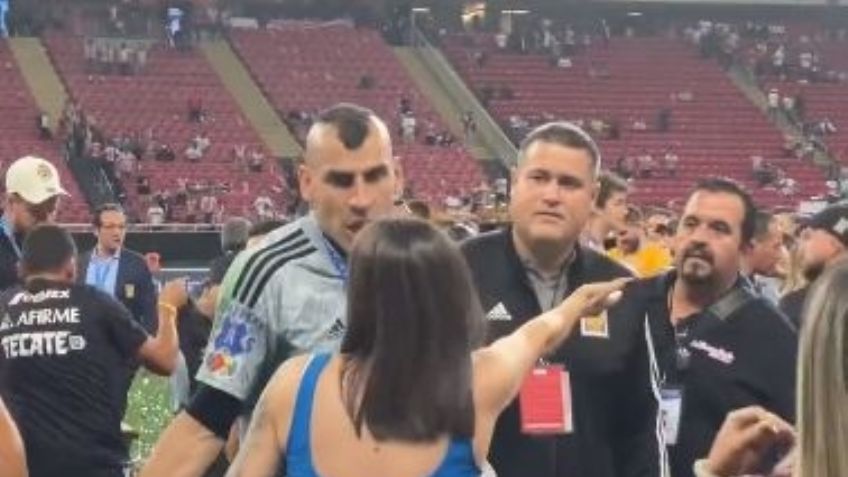 Nahuel Guzmán responde a reportera de TUDN con quien discutió al final del Chivas contra Tigres