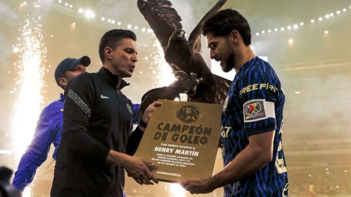 'Águila de oro': América rinde homenaje a Henry Martín tras 'aplastar' en juego amistoso a Alebrijes