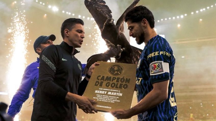 'Águila de oro': América rinde homenaje a Henry Martín tras 'aplastar' en juego amistoso a Alebrijes