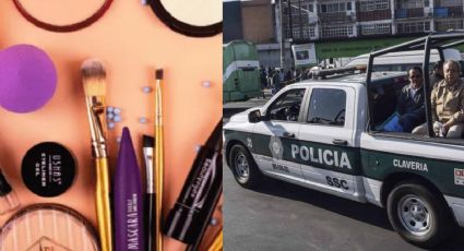 ¡Sombra aquí, sombra allá! Detienen a tres hombres en CDMX por robar casi 30 mil pesos en maquillaje