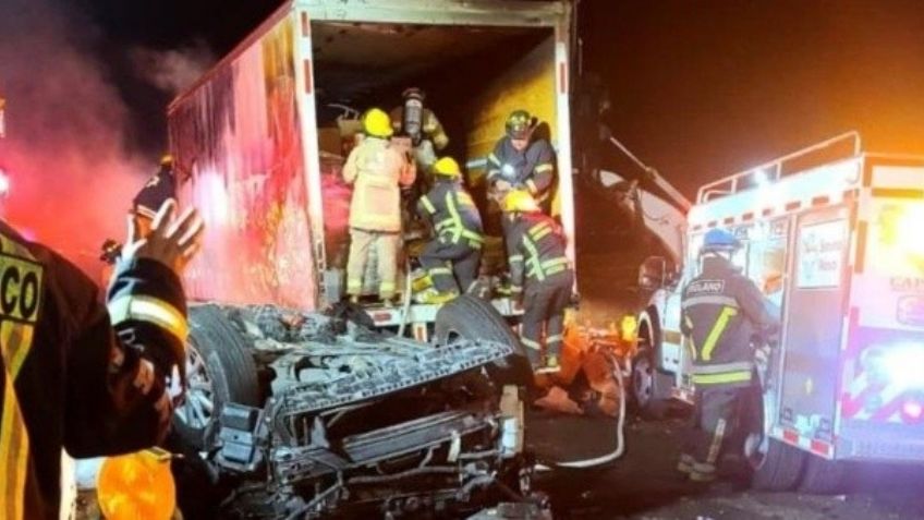 Tragedia en carretera: Carambola en la México-Cuernavaca deja un saldo de 2 personas sin vida