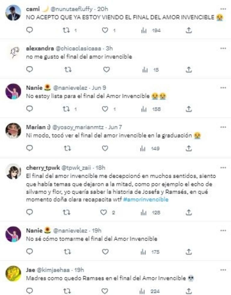 Final del amor invencible