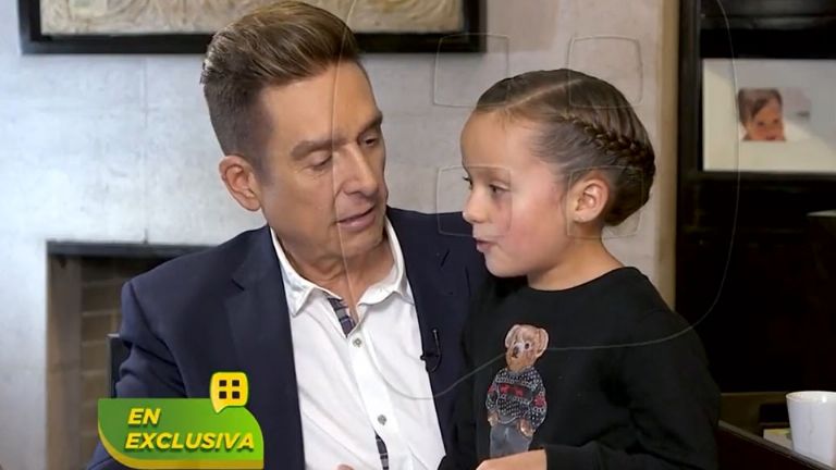 Dani y su pequeña hija Micaela