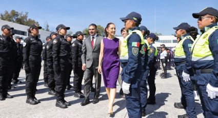 Claudia Sheinbaum recibe regalo de la Policía de la CDMX previo a dejar el cargo; la llaman jefa Themis