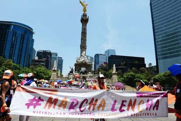 Marcha Lencha en CDMX