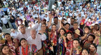 Claudia Sheinbaum inicia carrera por la presidencia en Oaxaca; promete dejar su "propio sello"