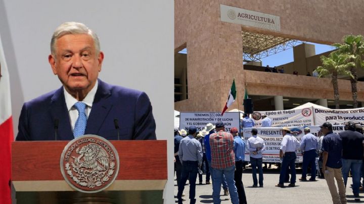 AMLO, sin acuerdos con productores y agricultores 'plantados' en Ciudad Obregón: Promete diálogo
